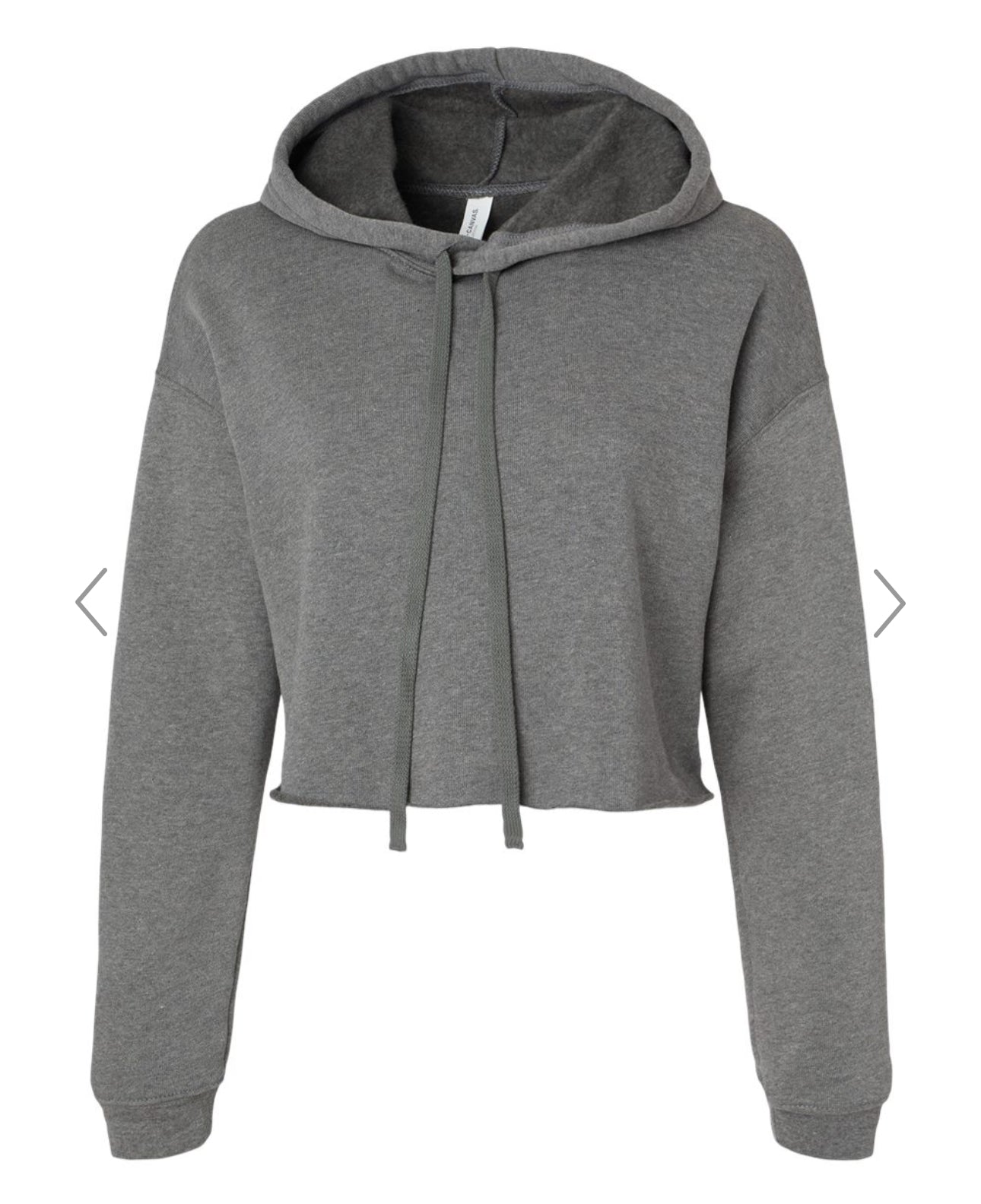 Womens/Girls Crop Hoodie (Football)