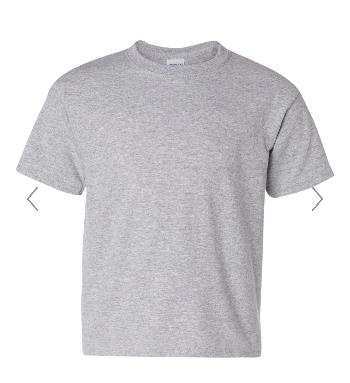 Youth Cotton Short Sleeve T Shirt, product photo