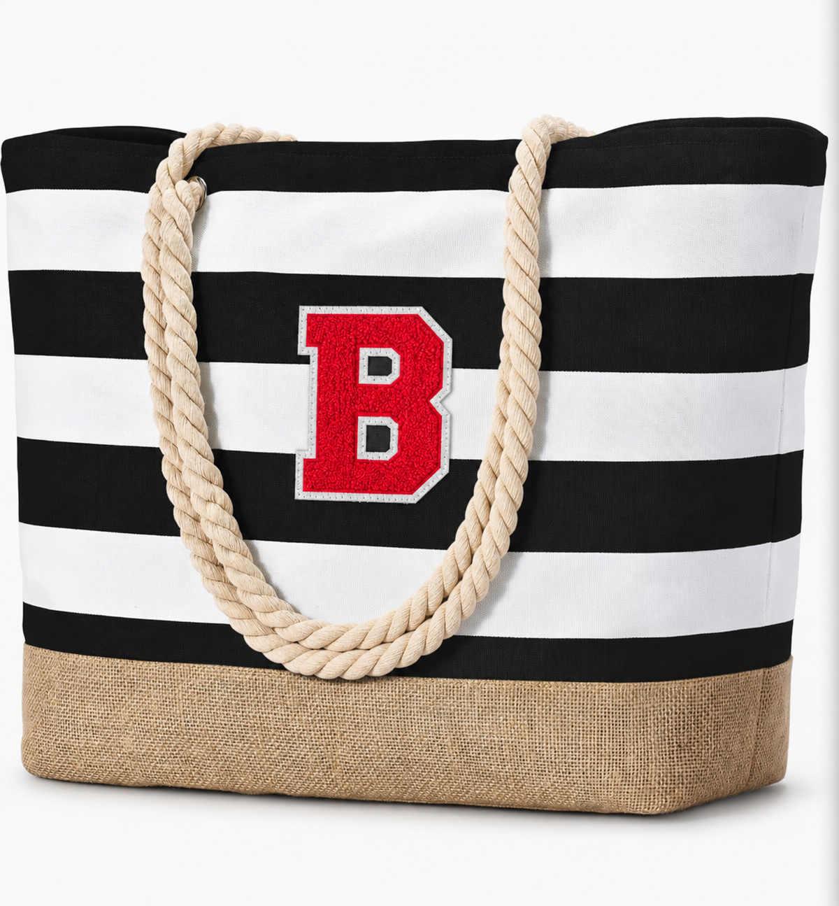 Stripe Rope Tote