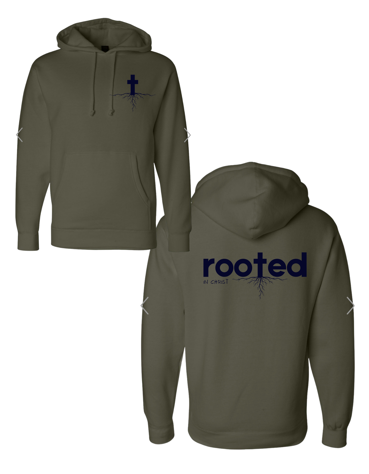Rooted Hoodie-Adult Premium, product photo