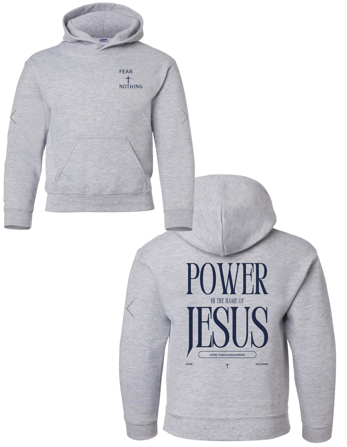 Fear nothing Hoodie- Youth/Adult, product photo