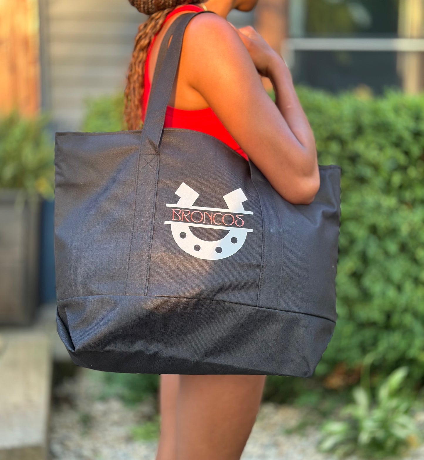 Oversize "everything" tote