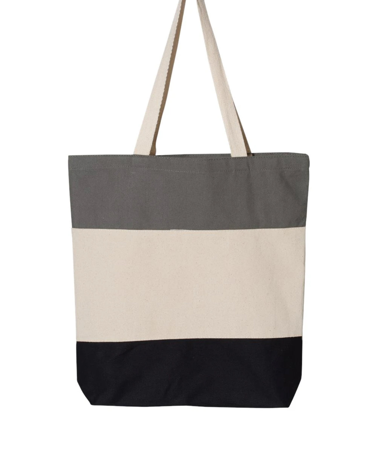 Color Block Lightweight Tote Bag