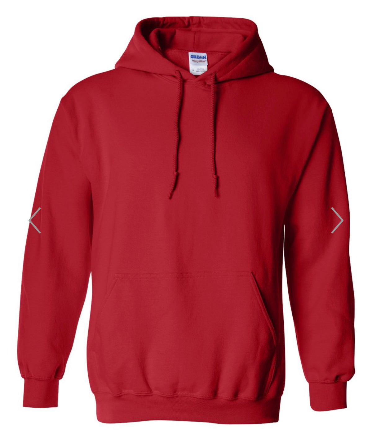 Adult Unisex Heavyweight 50/50 Hoodie, product photo