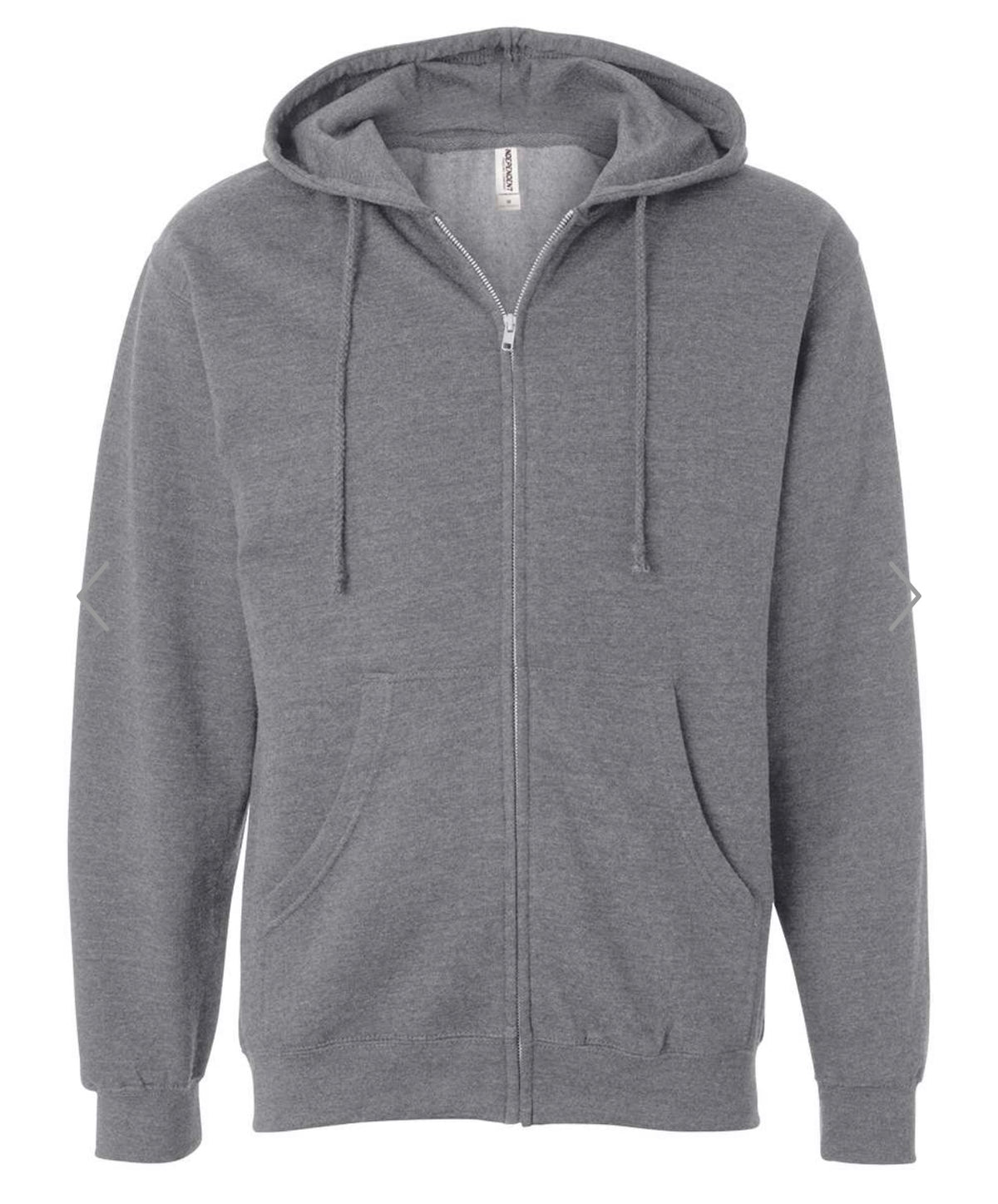 Adult Full Zip Unisex Hoodie (Barrington), product photo