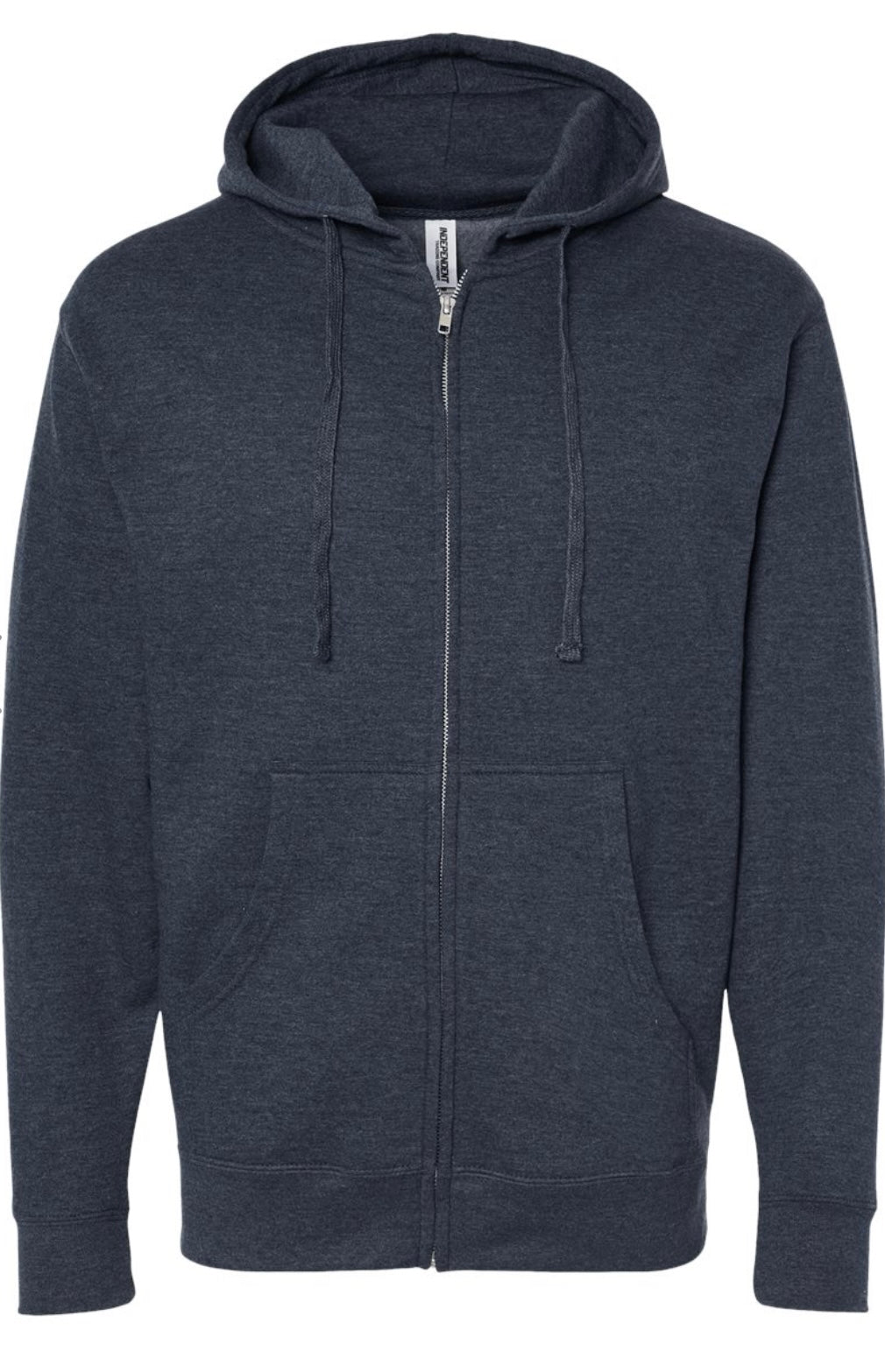 Adult Full Zip Unisex Hoodie (Barrington), product photo