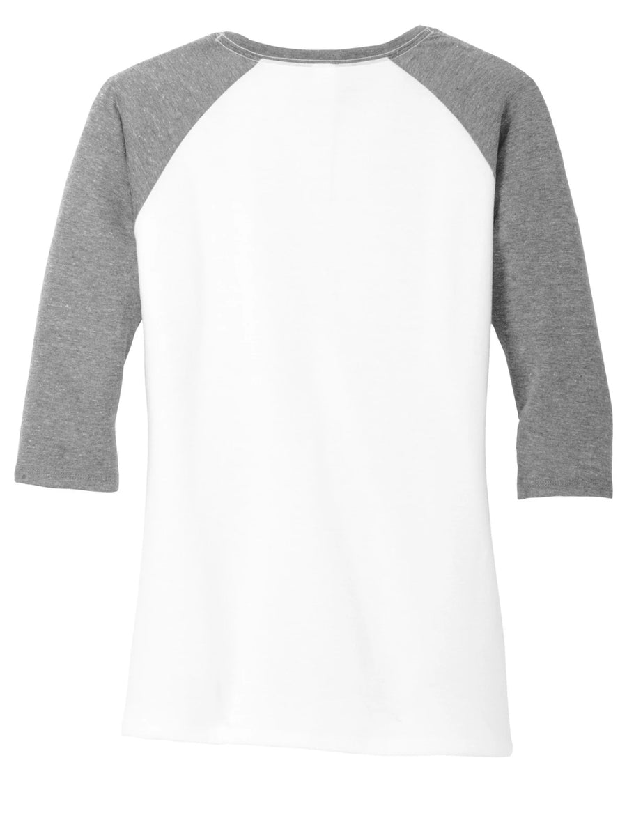 Adult Ladies Raglan 3/4 Length Shirt (fBarrington/60010)