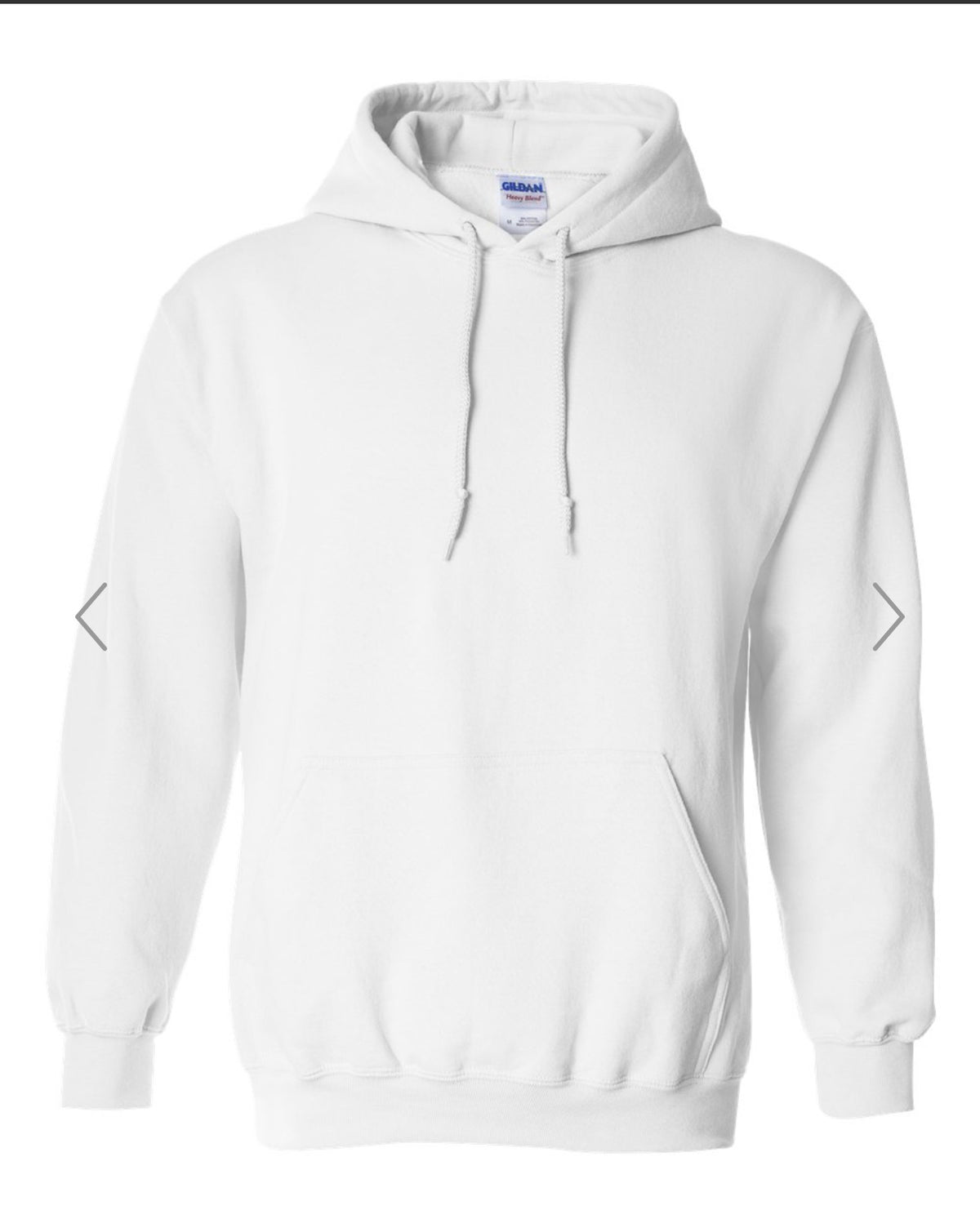 Adult Unisex Heavyweight 50/50 Hoodie, product photo