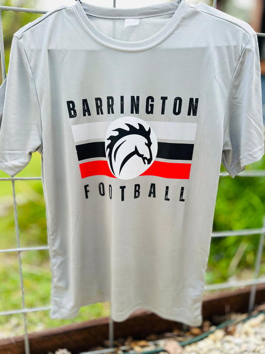 Youth (unisex) Barrington Football Tri Color Dri Fit T