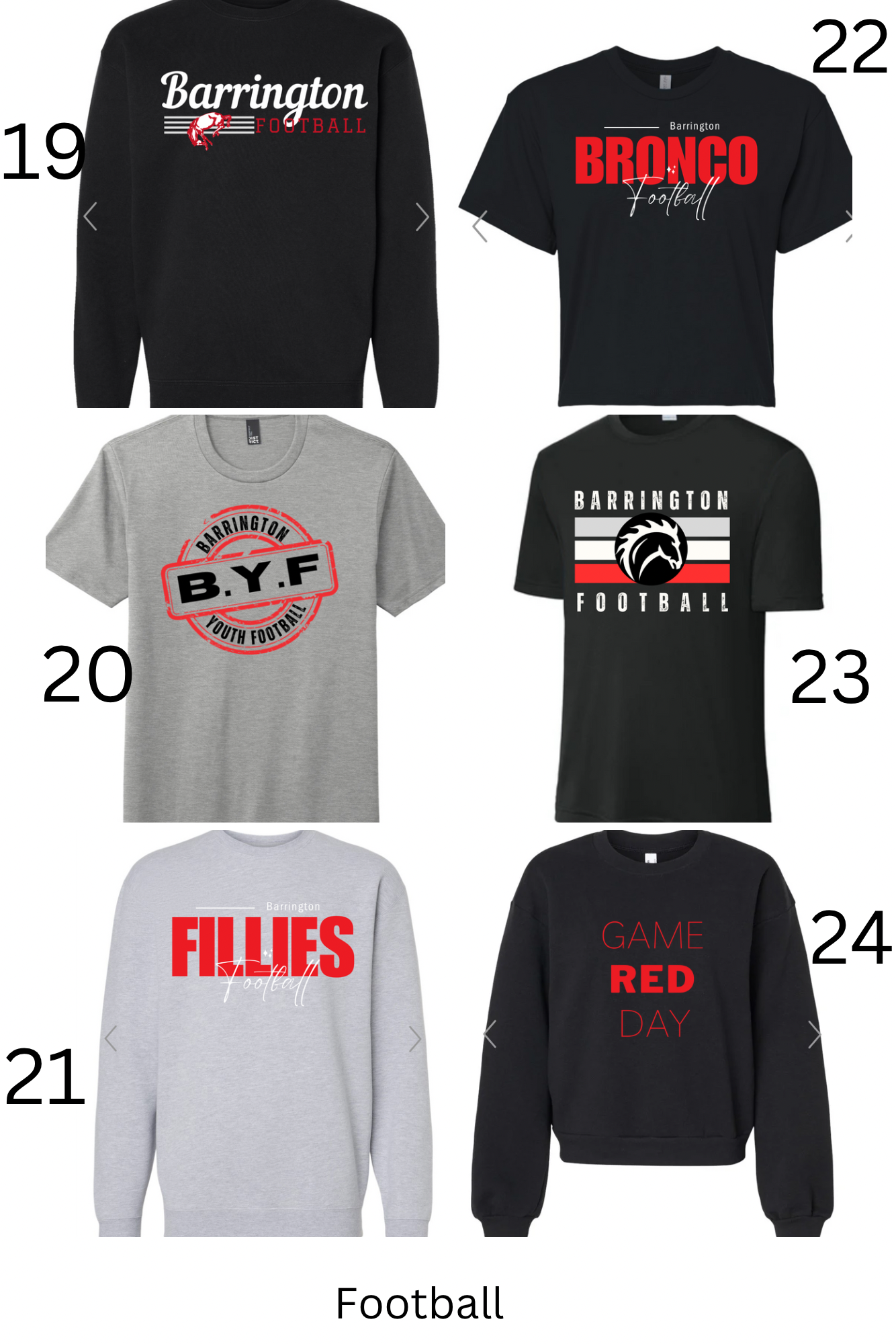 Full Zip Unisex Hoodie (Barrington football)