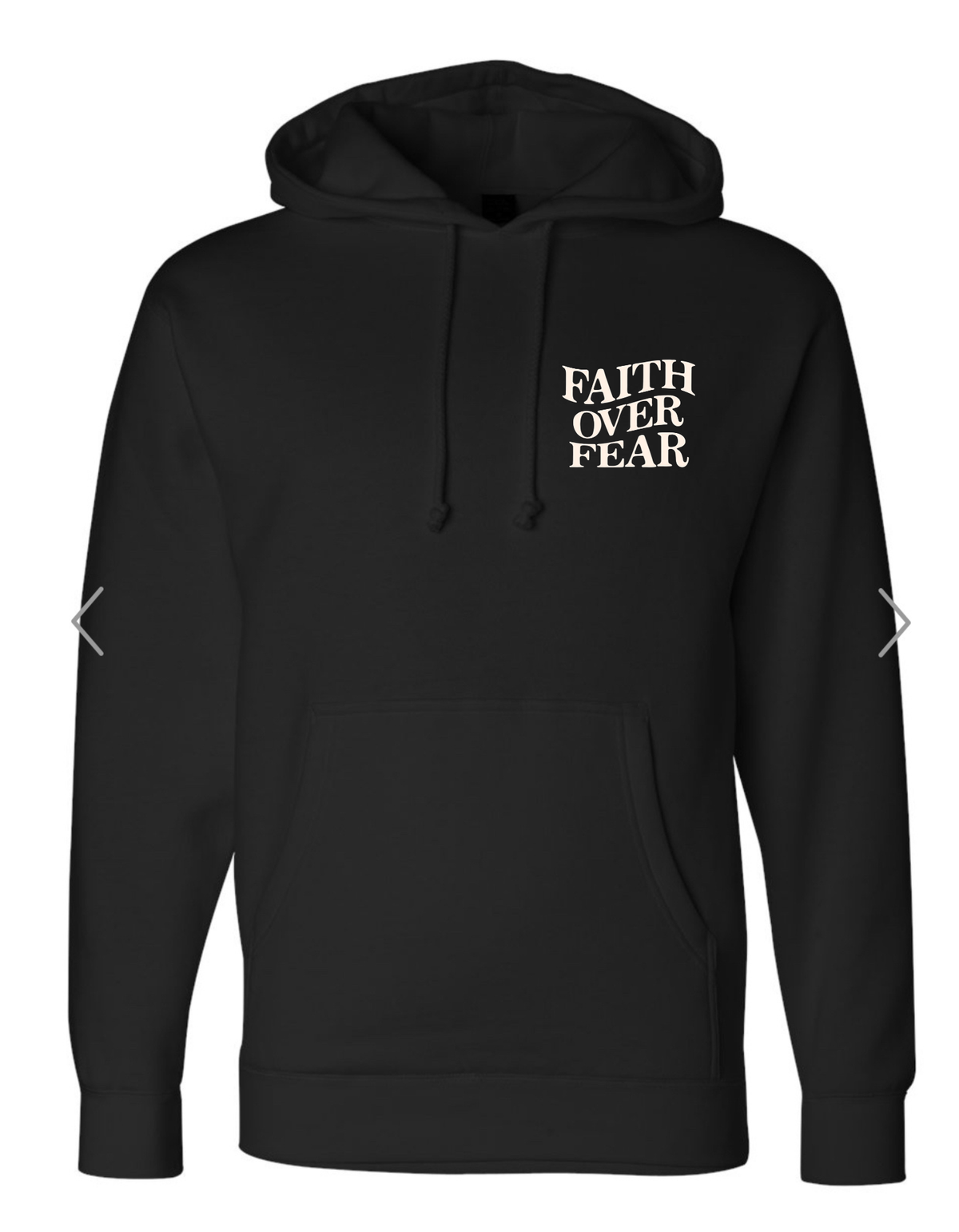 Faith over Fear Hoodie-Adult Premium, product photo