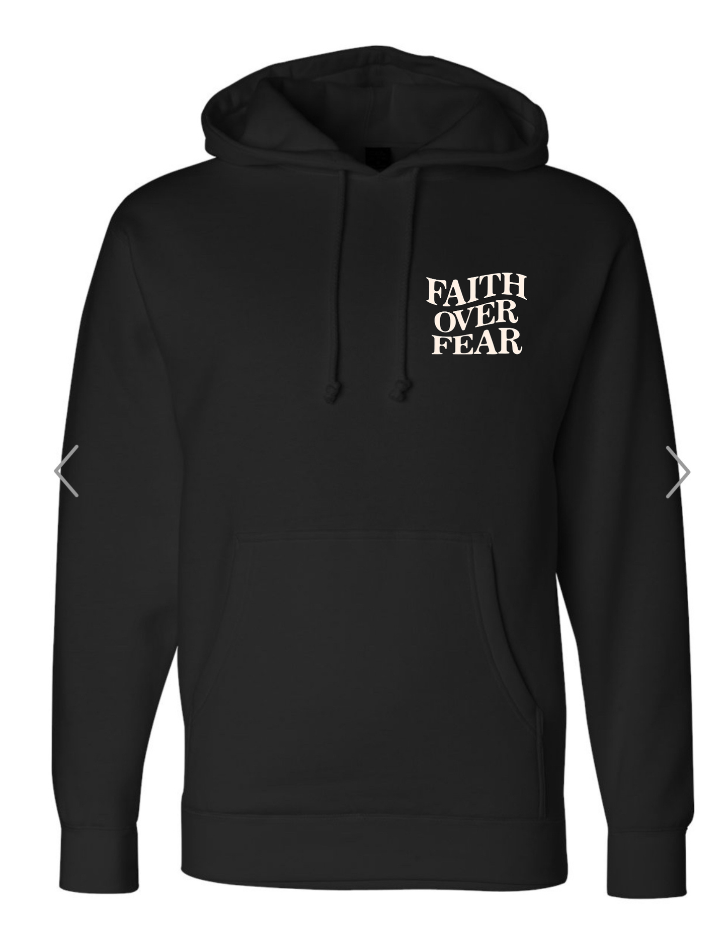 Faith over Fear Hoodie-Adult Premium