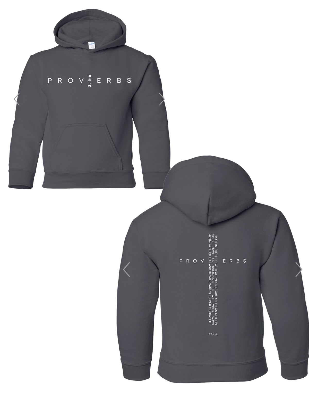 Proverbs hoodie- Youth/Adult, product photo