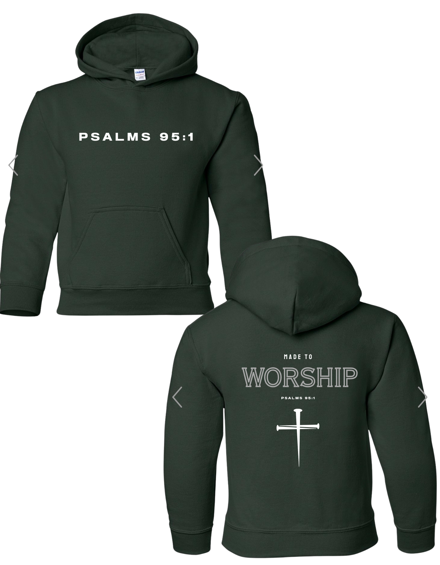 Made to Worship hoodie- Youth/Adult