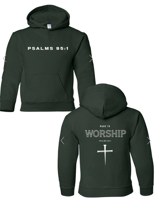 Made to Worship hoodie- Youth/Adult