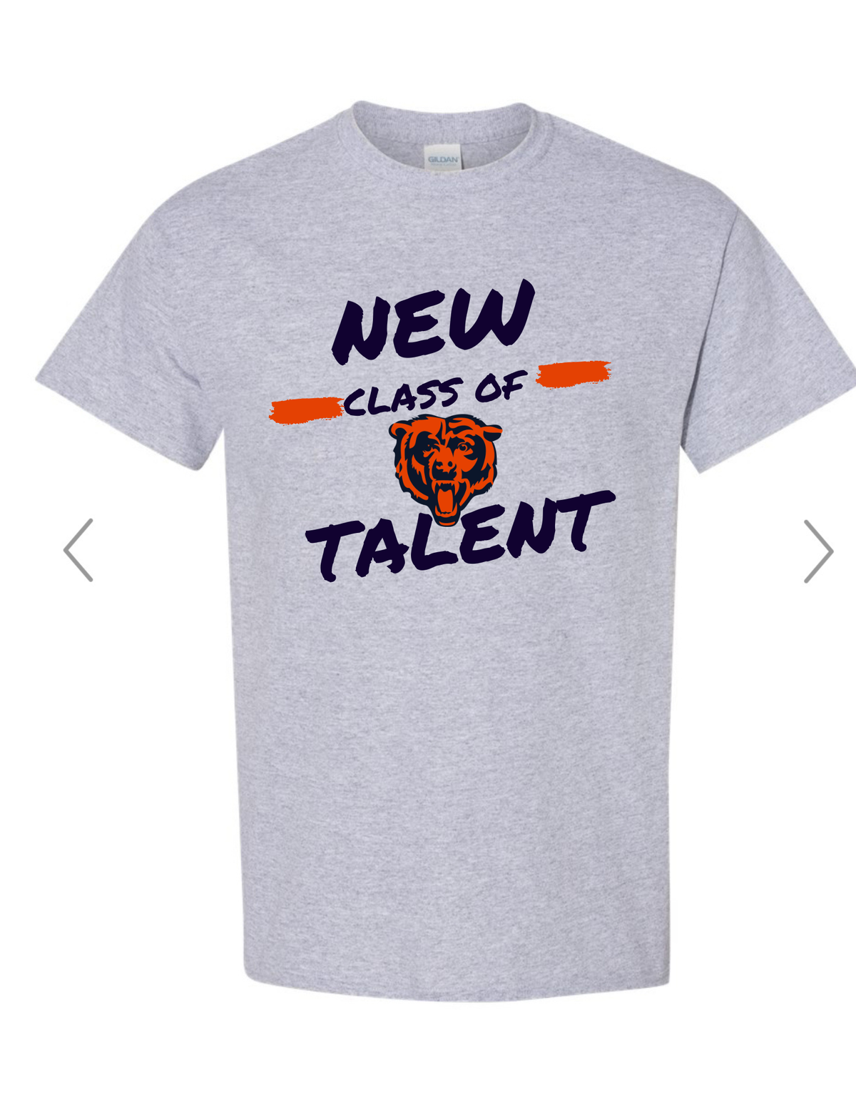 Chicago Bears -T shirt (youth and adult sizes), product photo