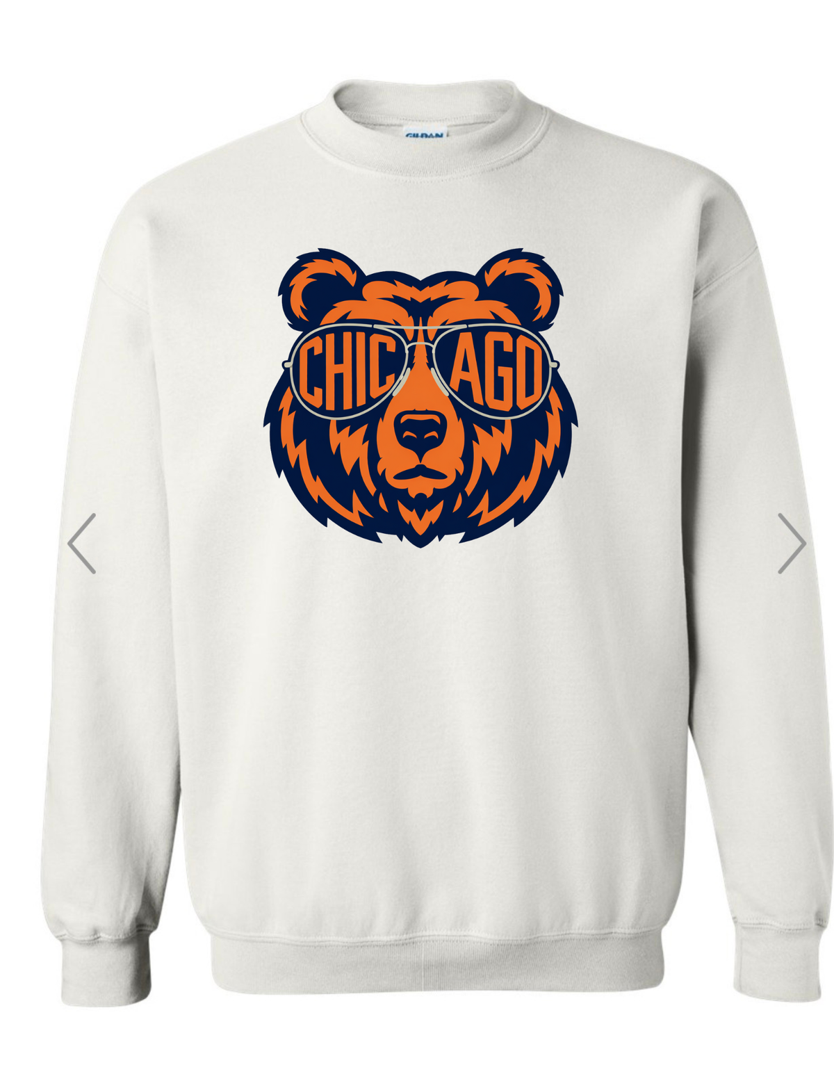 Chicago Bears heavyweight Crewneck (Youth and Adult sizes), product photo