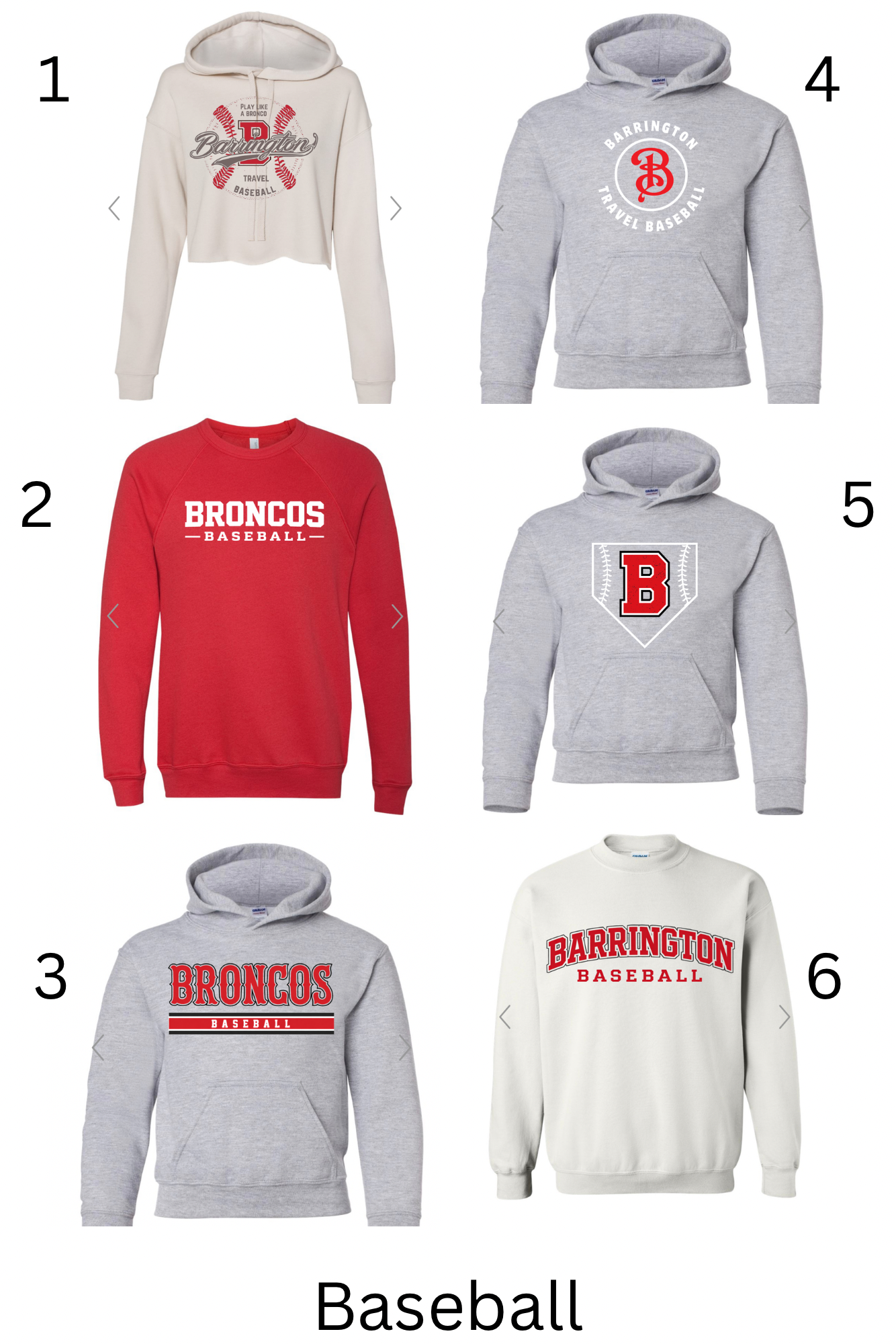 Adult Ladies Premium Short Waist hoodie (Baseball)