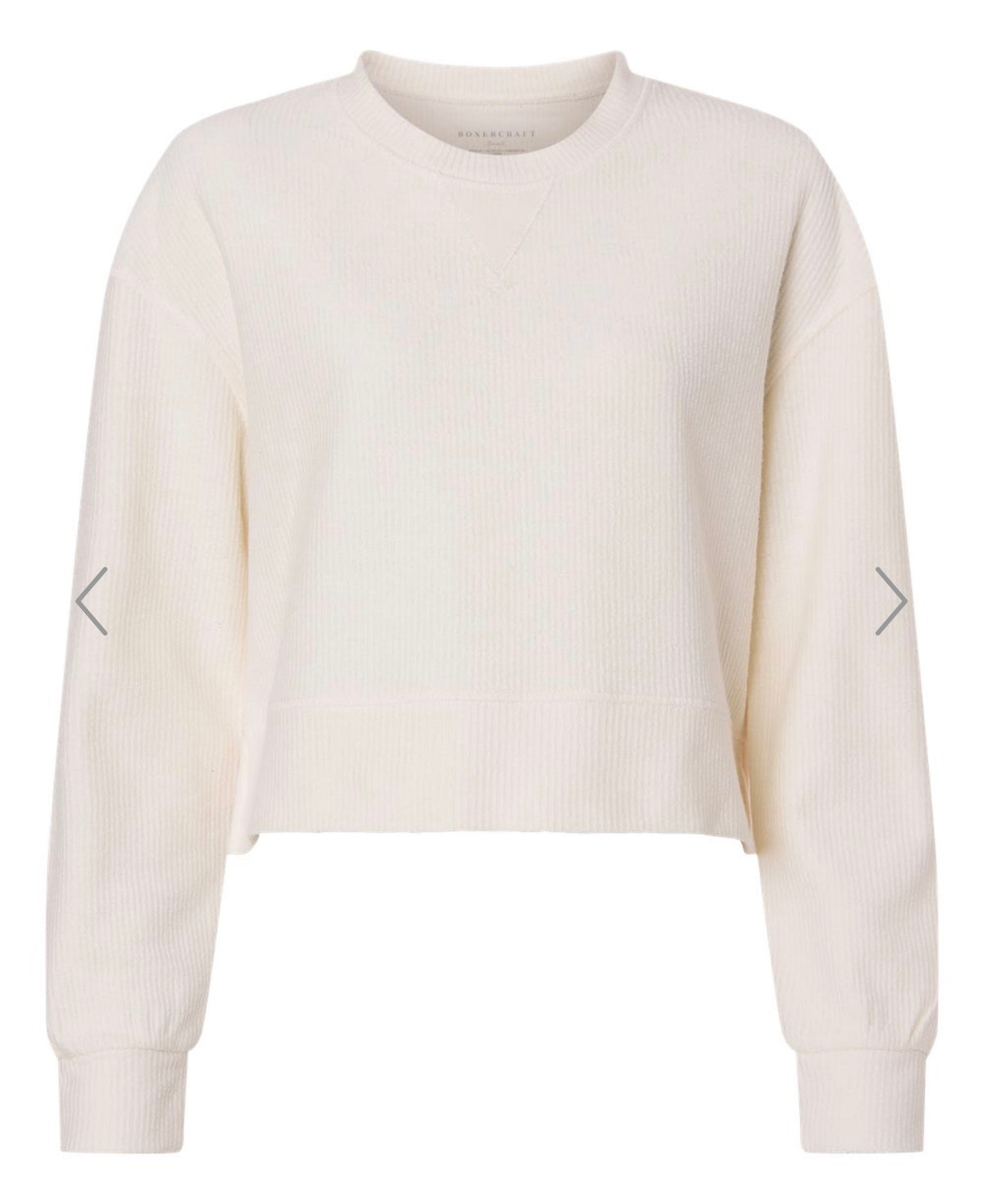Women’s short corded crew