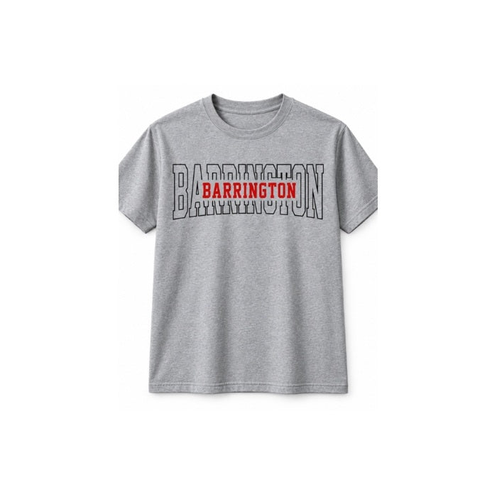 Barrington hometown design 11 shown on apparel