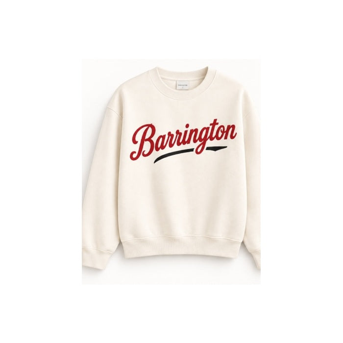 Barrington hometown design 17 shown on apparel