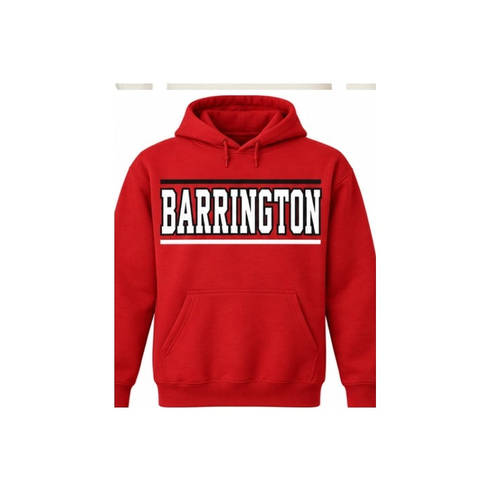 Barrington hometown design 20 shown on apparel