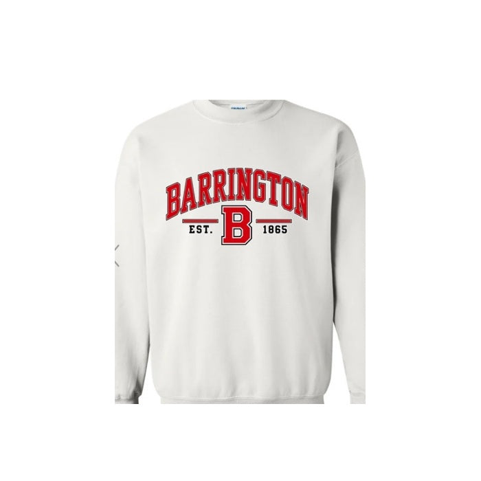 Barrington hometown design 4 shown on apparel