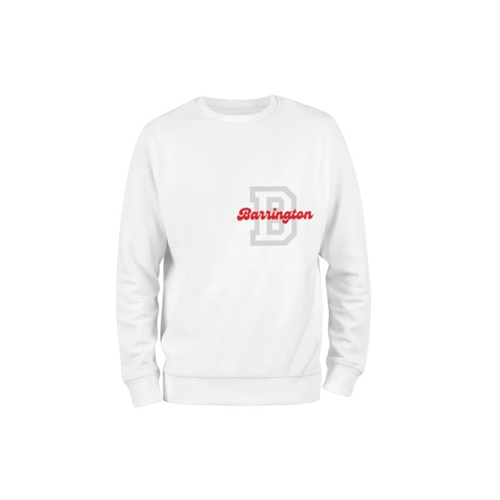 Barrington hometown design 8 shown on apparel