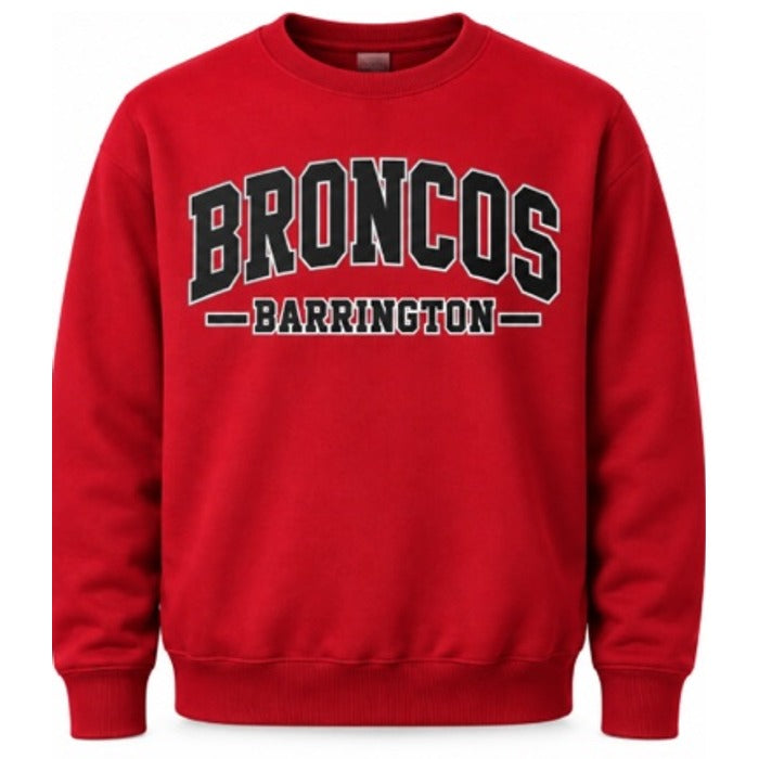 Barrington Broncos design 18 shown on apparel