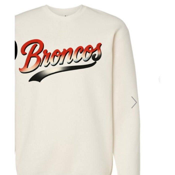 Barrington Broncos design 19 shown on apparel