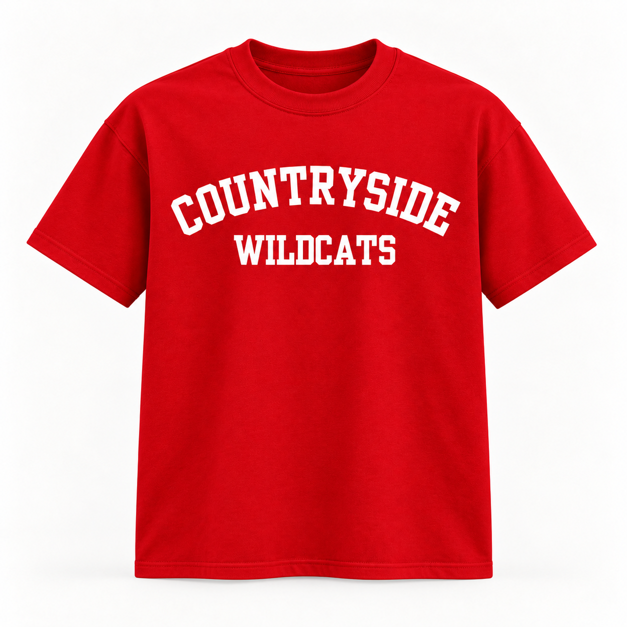 Countryside design 14 shown on apparel
